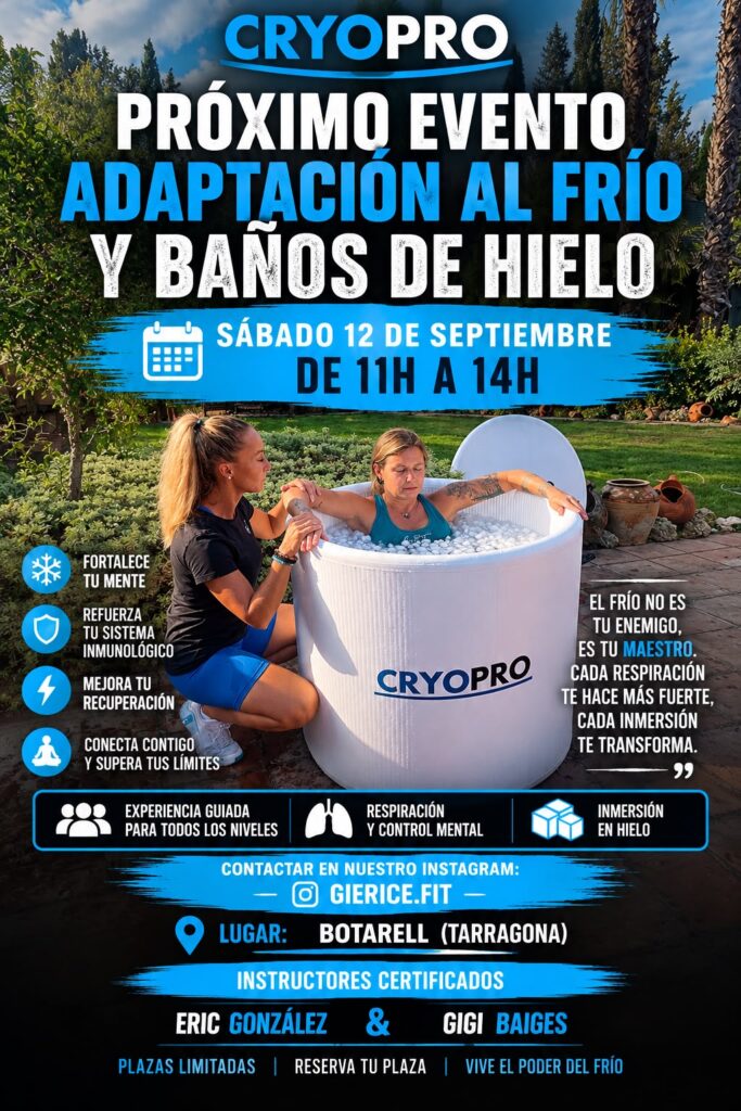 Baño de hielo adaptacion al frio